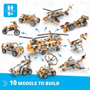 Engino Inventor Motorized Double-Blade Helicopter