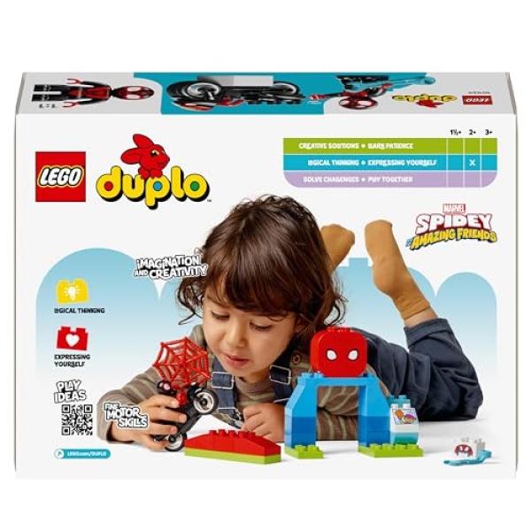 LEGO DUPLO Marvel Spin's Motorcycle Adventure Set 10424 - Image 6