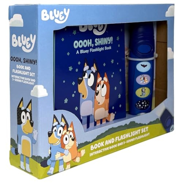 Bluey Interactive Book and 5-sound Flashlight Set - Image 2
