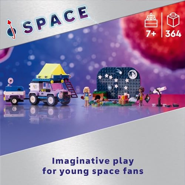 LEGO Friends Stargazing Camping Set with 4x4 Toy Car 42603 - Image 2
