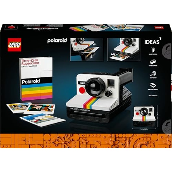 LEGO Ideas Polaroid OneStep SX-70 Camera Set 21345 - Image 9