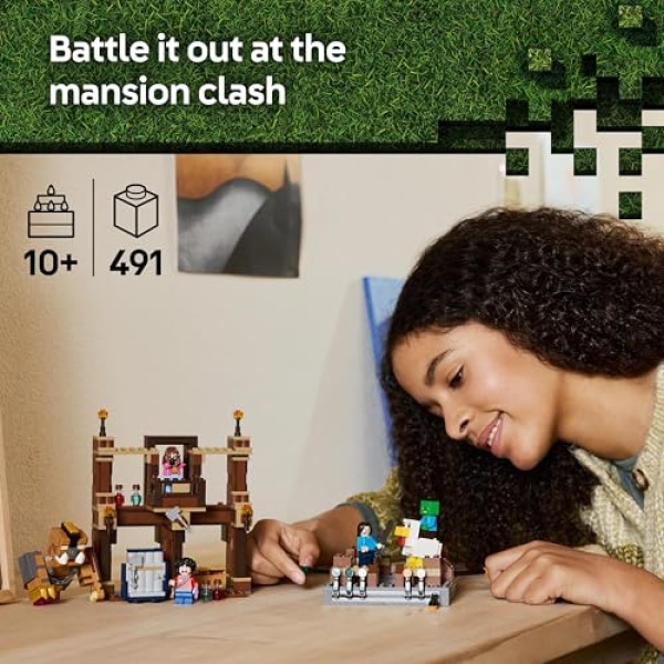 LEGO Minecraft Woodland Mansion Fighting Ring Toy Set 21272 - Image 2
