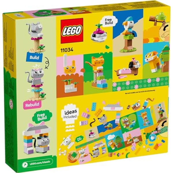 LEGO Classic Creative Pets Animal Toys with Bricks 11034 - Image 9