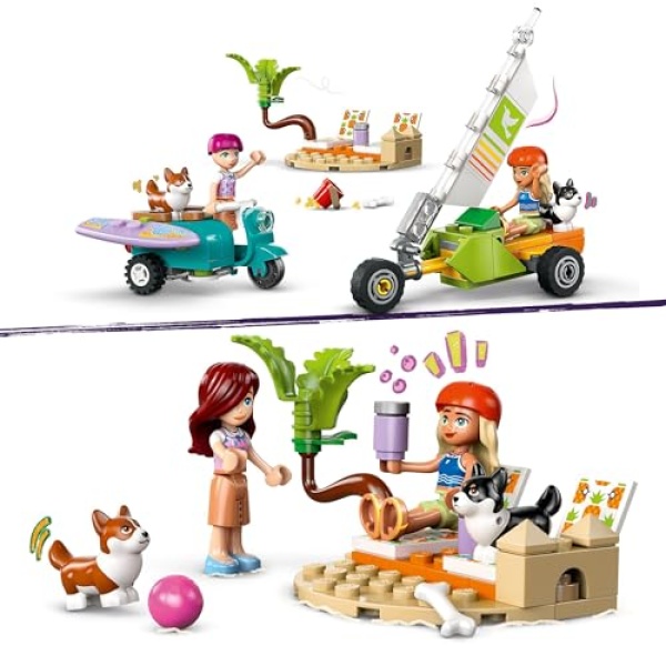 LEGO Friends Surfing Dogs and Scooter Adventure Set 42641 - Image 2