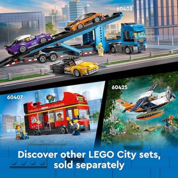 LEGO City Robot World Roller-Coaster Park Creative Toy 60421 - Image 7