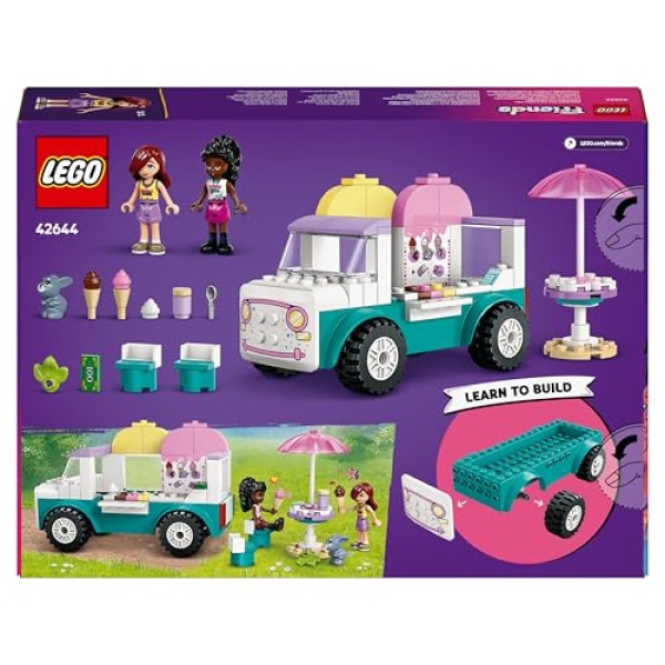 LEGO Friends Heartlake City Ice Cream Van Creative Toy 42644 - Image 8