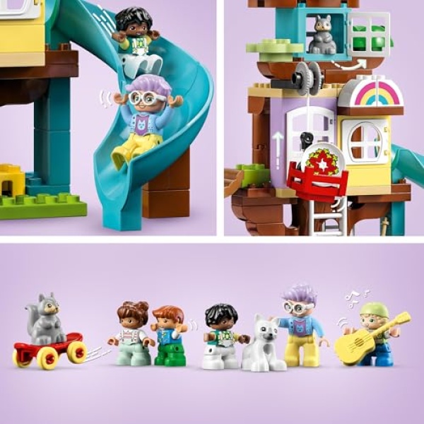 LEGO DUPLO 3in1 Tree House Set with Animal Figures 10993 - Image 4