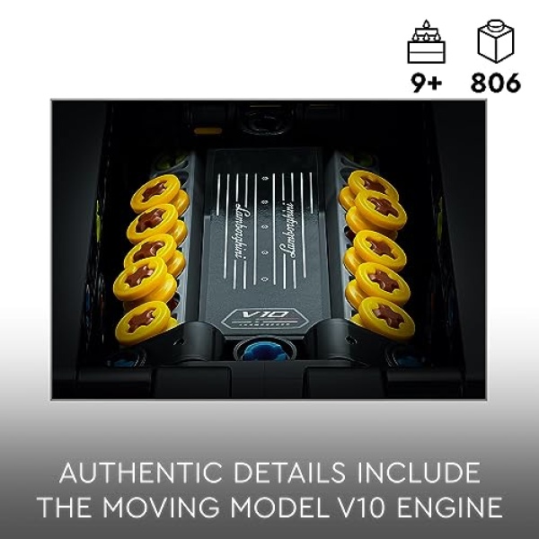 LEGO Technic Lamborghini Hurac?n Tecnica Model Car Set 42161 - Image 4