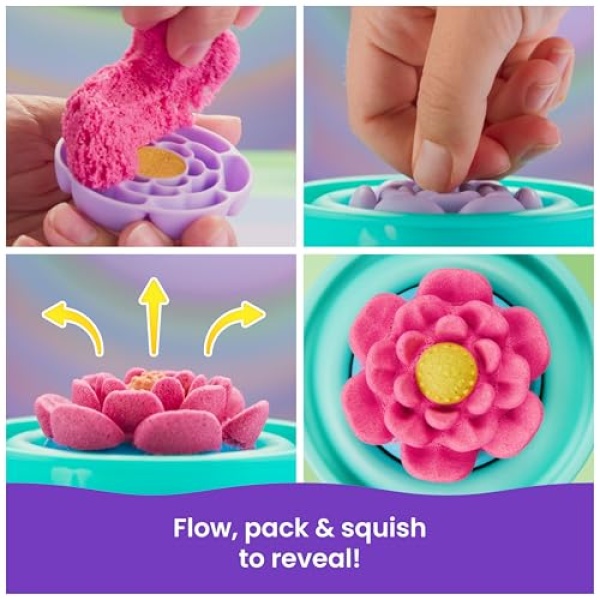 Kinetic Sand Squish Blossom Sand Kit - Image 2