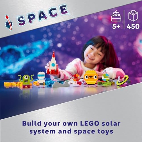 LEGO Classic Creative Space Planets with Toy Rocket 11037 - Image 2