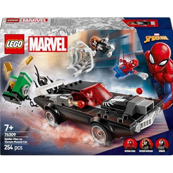 LEGO Marvel Spider-Man vs. Venom Muscle Car Playset 76309 - Image 7