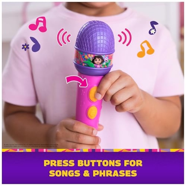 Dora Rainforest Rhythms Toy Microphone - Image 3