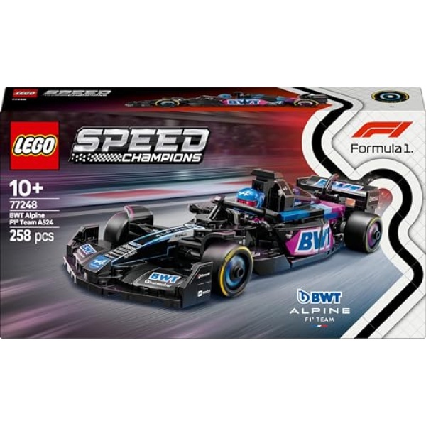 LEGO Speed Champions BWT Alpine F1 Team A524 Race Car 77248 - Image 7