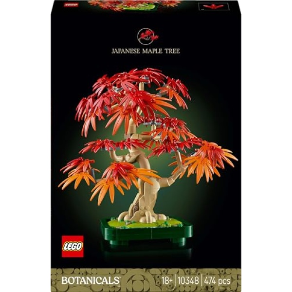 LEGO Botanicals Japanese Red Maple Bonsai Tree DIY Set 10348 - Image 8