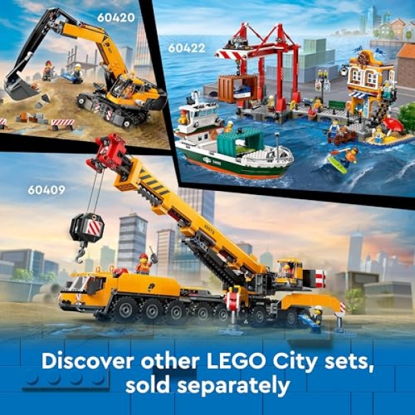LEGO City Tow Truck and Sports Car Repair Toy Set 60435 - Image 6
