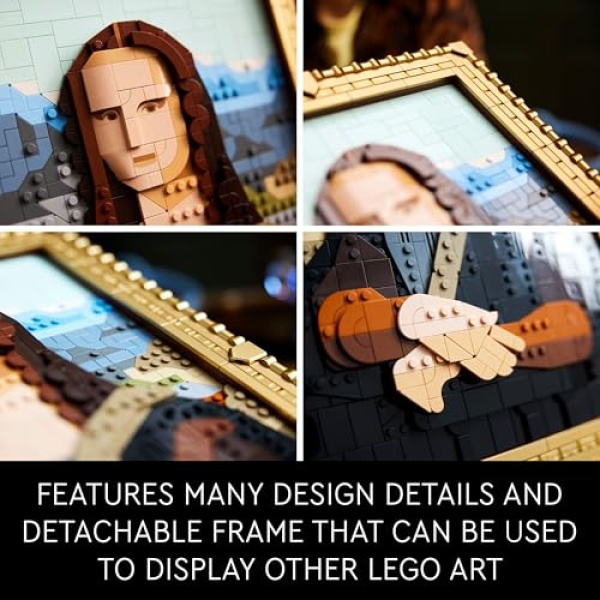 LEGO ART Mona Lisa Painting Building Set for Adults 31213 - Image 3