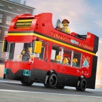 LEGO City Red Double-Decker Sightseeing Bus Toy Set 60407
