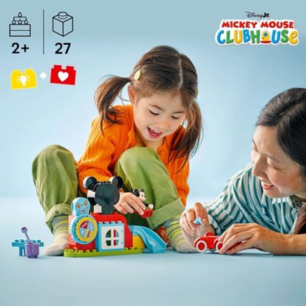 LEGO DUPLO Disney Mickey Mouse Clubhouse & Car Set 10454 - Image 2
