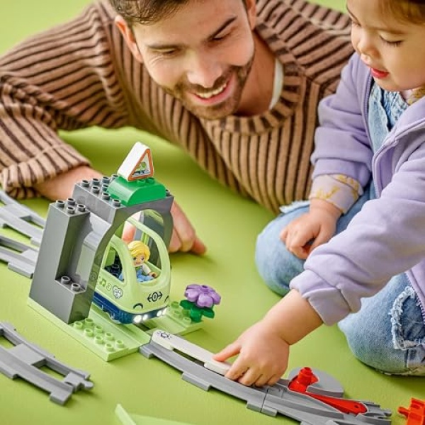 LEGO DUPLO Train Tunnel and Tracks Expansion Set Toy 10425 - Image 2