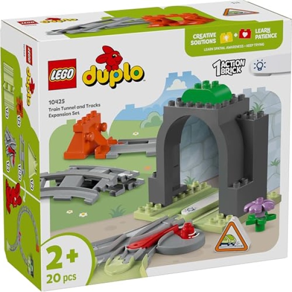 LEGO DUPLO Train Tunnel and Tracks Expansion Set Toy 10425 - Image 8