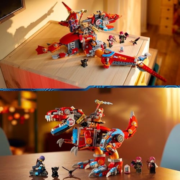 LEGO DREAMZzz Cooper's Robot Dinosaur C-Rex Toy Set 71484 - Image 5