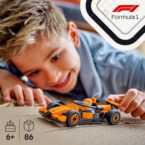 LEGO City F1 Driver with McLaren Race Car Toy Playset 60442 - Image 3
