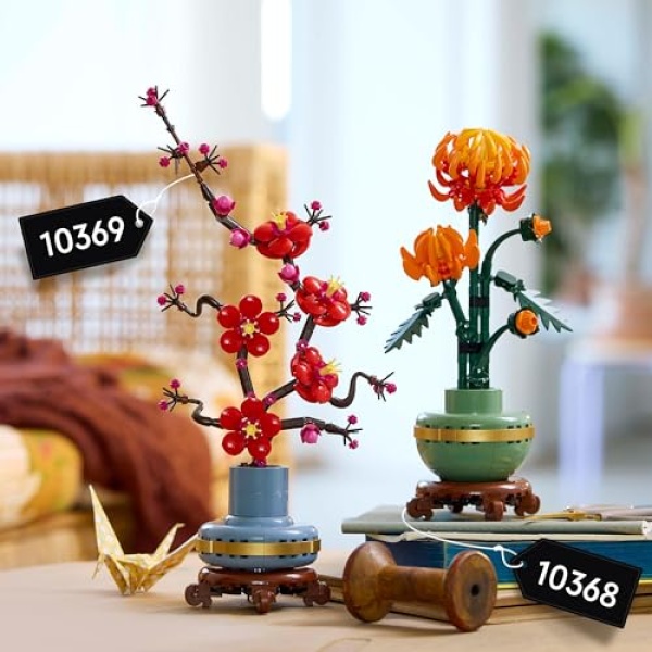 LEGO Icons Plum Blossom Flower Building Set for Adults 10369 - Image 5