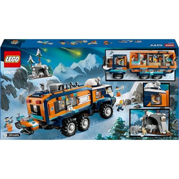 LEGO City Arctic Explorer Science Lab Truck Toy Set 60471 - Image 8