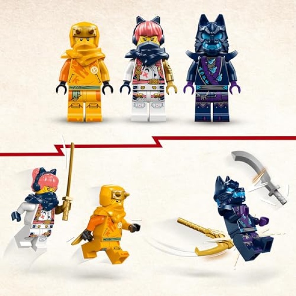 LEGO NINJAGO Young Dragon Riyu Toy with Minifigures 71810 - Image 3