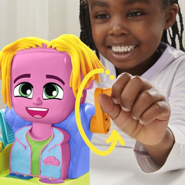 Play-Doh Hair Stylin' Salon 6 Tubs & 7 Accessories Playset - Image 2