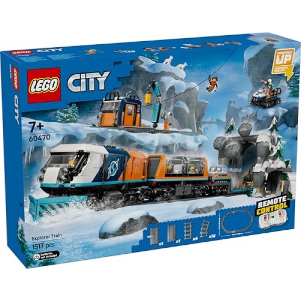 LEGO City Explorers' Arctic Polar Express Train Set 60470 - Image 7