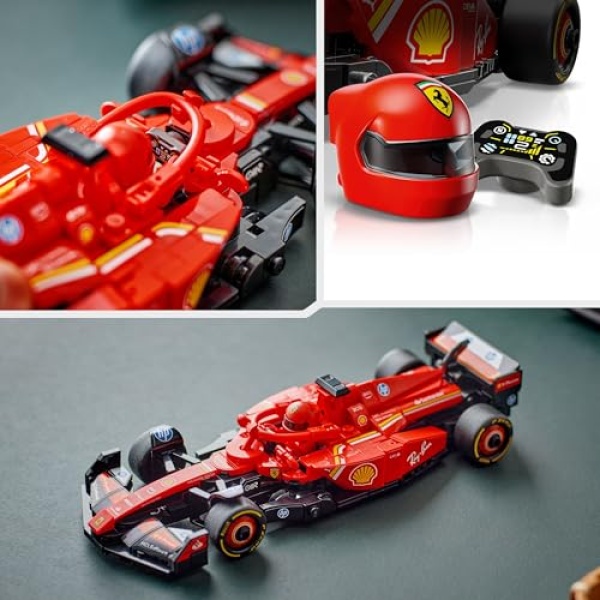 LEGO Speed Champions Ferrari SF-24 F1 Race Car Toy 77242 - Image 4