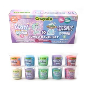 Crayola Silly Scents Pearl and Cosmic Dough