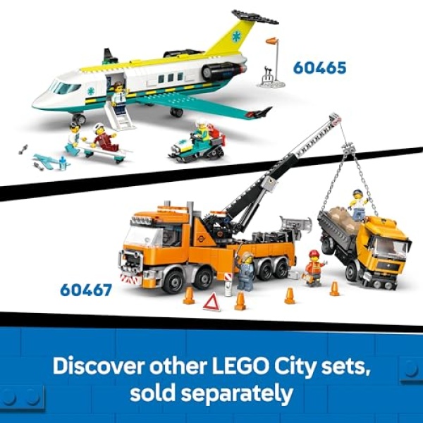 LEGO City Yellow Bulldozer Construction Vehicle Toy 60466 - Image 8