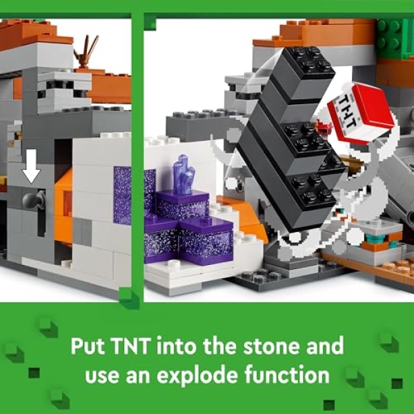 LEGO Minecraft The Badlands Mineshaft Video-Game Toy 21263 - Image 4