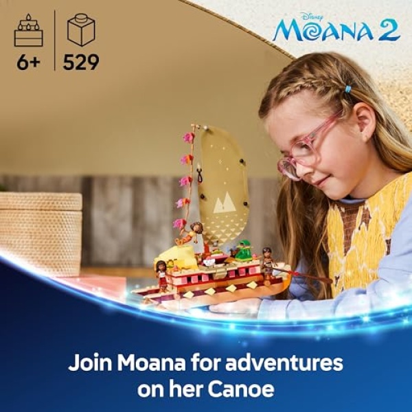 LEGO Disney Princess Moana's Adventure Canoe Set 43270 - Image 2