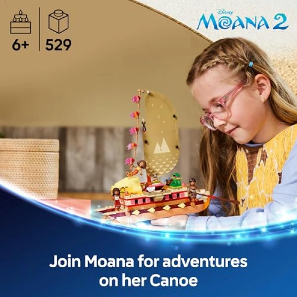 LEGO Disney Princess Moana's Adventure Canoe Set 43270 - Image 2