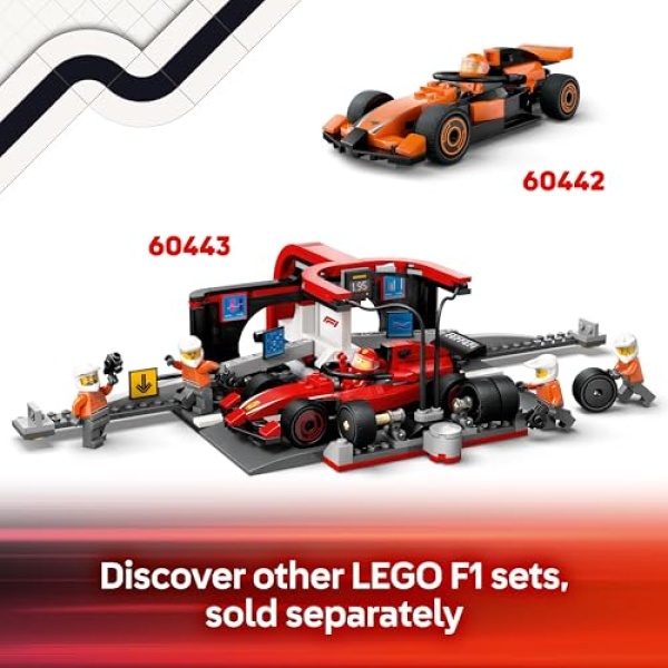 LEGO City F1 Truck with RB20 & AMR24 F1 Cars Playset 60445 - Image 8