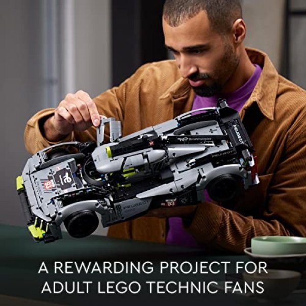 LEGO Technic PEUGEOT 9X8 24H Le Mans Hybrid Hypercar 42156 - Image 7