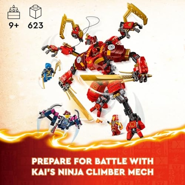 LEGO NINJAGO Kai's Ninja Climber Mech Action Figure 71812 - Image 2