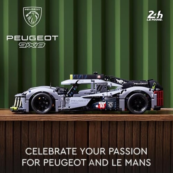 LEGO Technic PEUGEOT 9X8 24H Le Mans Hybrid Hypercar 42156 - Image 2