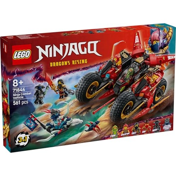 LEGO NINJAGO Ninja Combat Vehicle Building Toy Set 71844 - Image 7
