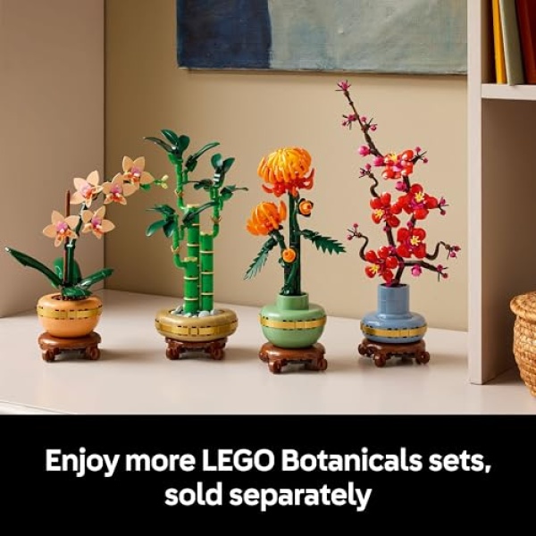 LEGO Botanicals Lucky Bamboo Artificial Plant Set 10344 - Image 6