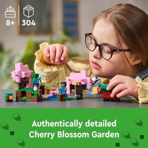 LEGO Minecraft The Cherry Blossom Garden Building Toy 21260