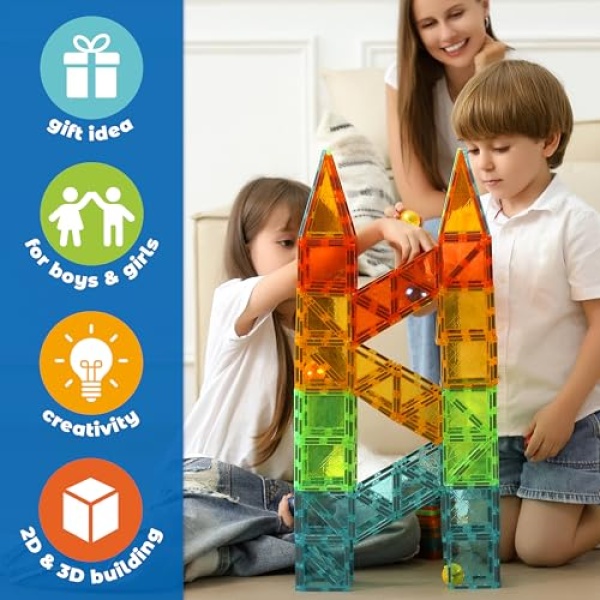 Geomag Magnetic Tiles Gems 32 pieces - Image 4