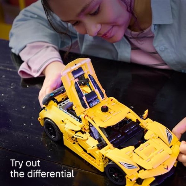 LEGO Technic Chevrolet Corvette Stingray Car Toy Set 42205 - Image 4
