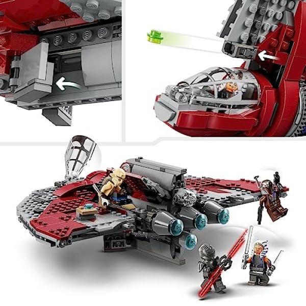 LEGO Star Wars Ahsoka Tano's T-6 Jedi Shuttle Set 75362 - Image 4