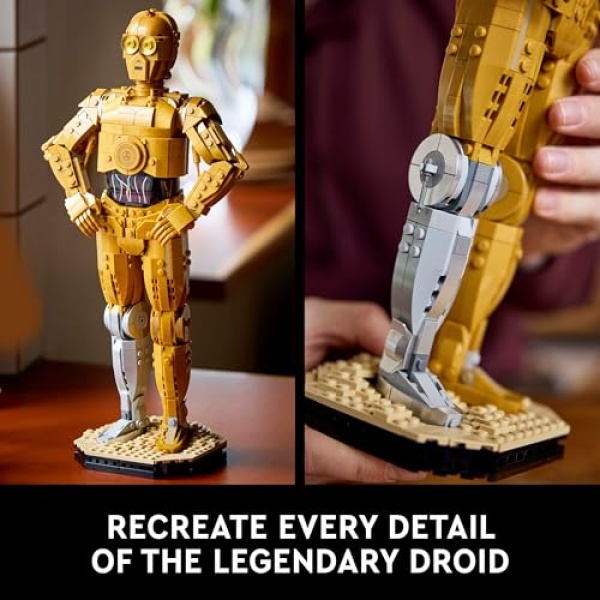 LEGO Star Wars C-3PO Character, Figure Set for Adults 75398 - Image 4