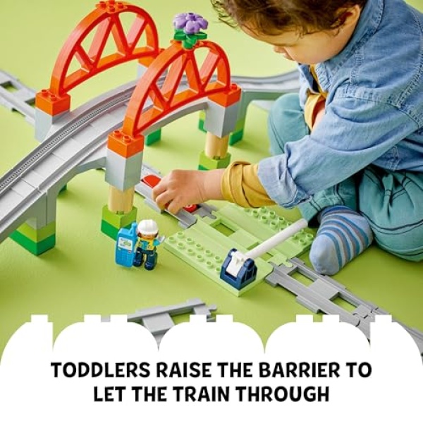 LEGO DUPLO Train Bridge and Tracks Expansion Set Toy 10426 - Image 5