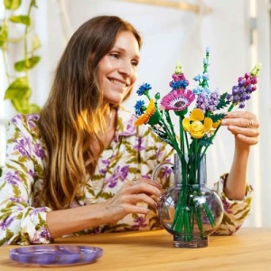 LEGO Icons Wildflower Bouquet Flowers Set for Adults 10313